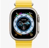 Smart saat Apple Watch Ultra GPS + Cellular, 49mm NFC Titanium Case with Yellow Ocean Band (MNHG3GK/A)